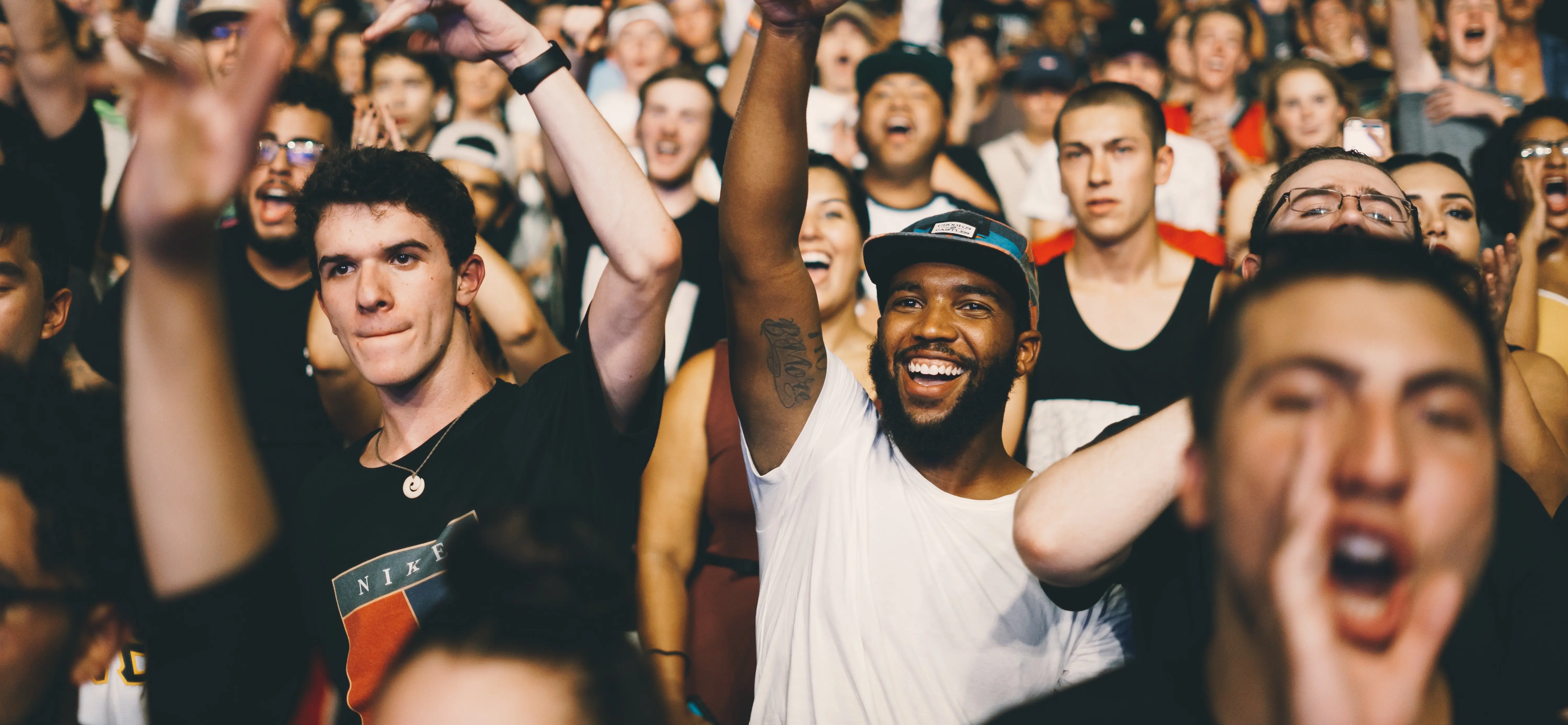 Public pendant un concert à Bordeaux